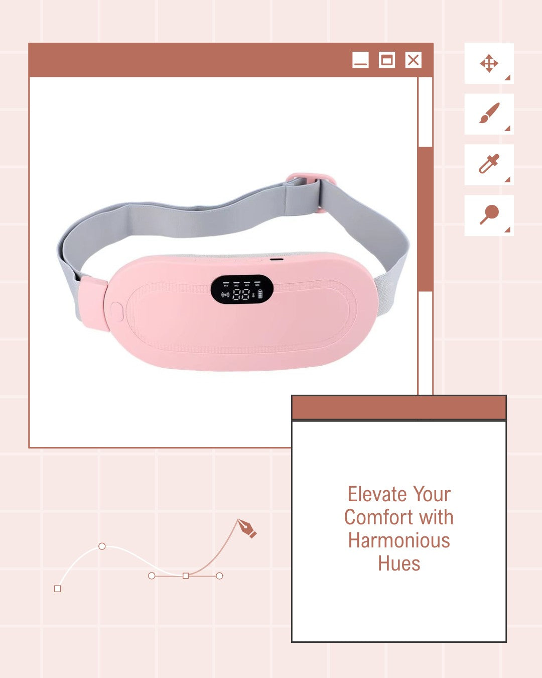 Electric Heating Belt - Branded Product Image