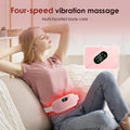 Electric Vibrating Heating Belt for Menstrual Relief - Abdominal Massage for Comfort and Relaxation