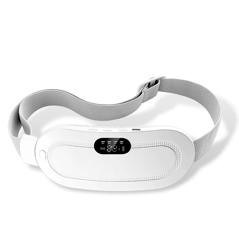 Electric Vibrating Heating Belt for Menstrual Relief - Abdominal Massage for Comfort and Relaxation