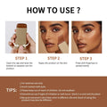 Transform Your Look with Our 6-Color Tinted Foundation Cream Stick - Waterproof, Oil-Control, and Acne-Covering for a Smooth, Radiant Finish!