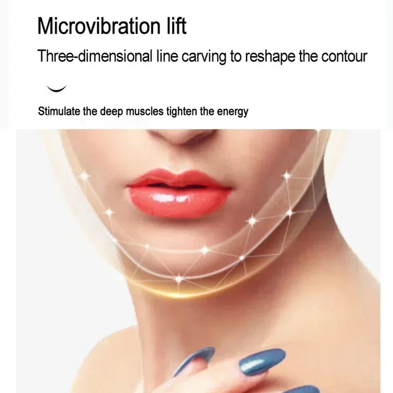 Electric Face Lifting Device V Face Shaping Massager Microcurrent Photon Therapy anti Aging Wrinkle Reduction Beauty Instrument