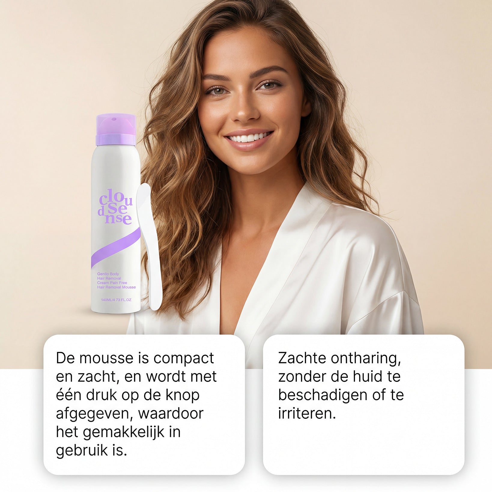 Silky Smooth Skin, No Razor Required — The Gentle Hair Removal Mousse for Sensitive Skin