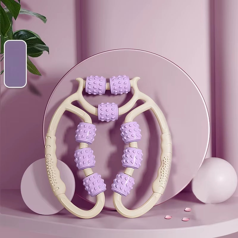 9-Wheel Leg Massager